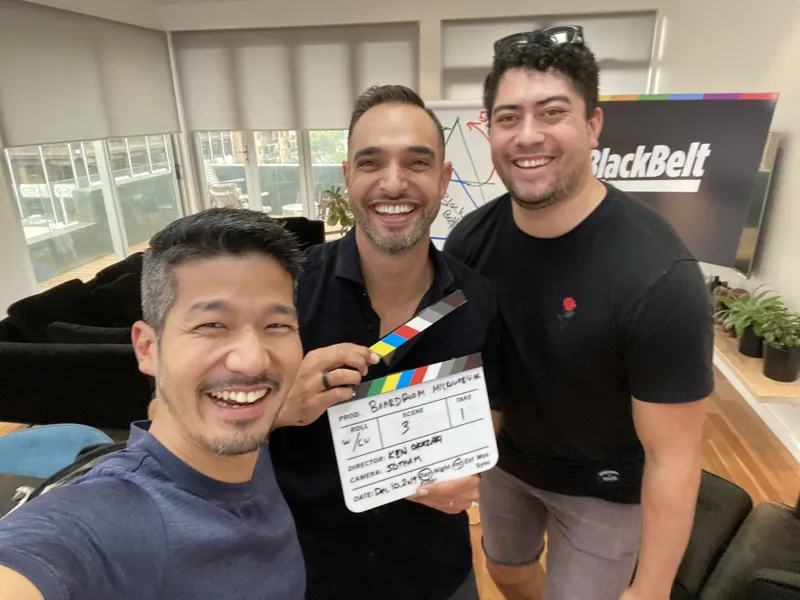 Ken Okazaki with Taki Moore